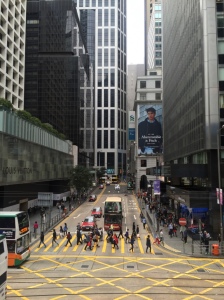 hong kong, central district hk, traffic lights, crowded hong kong